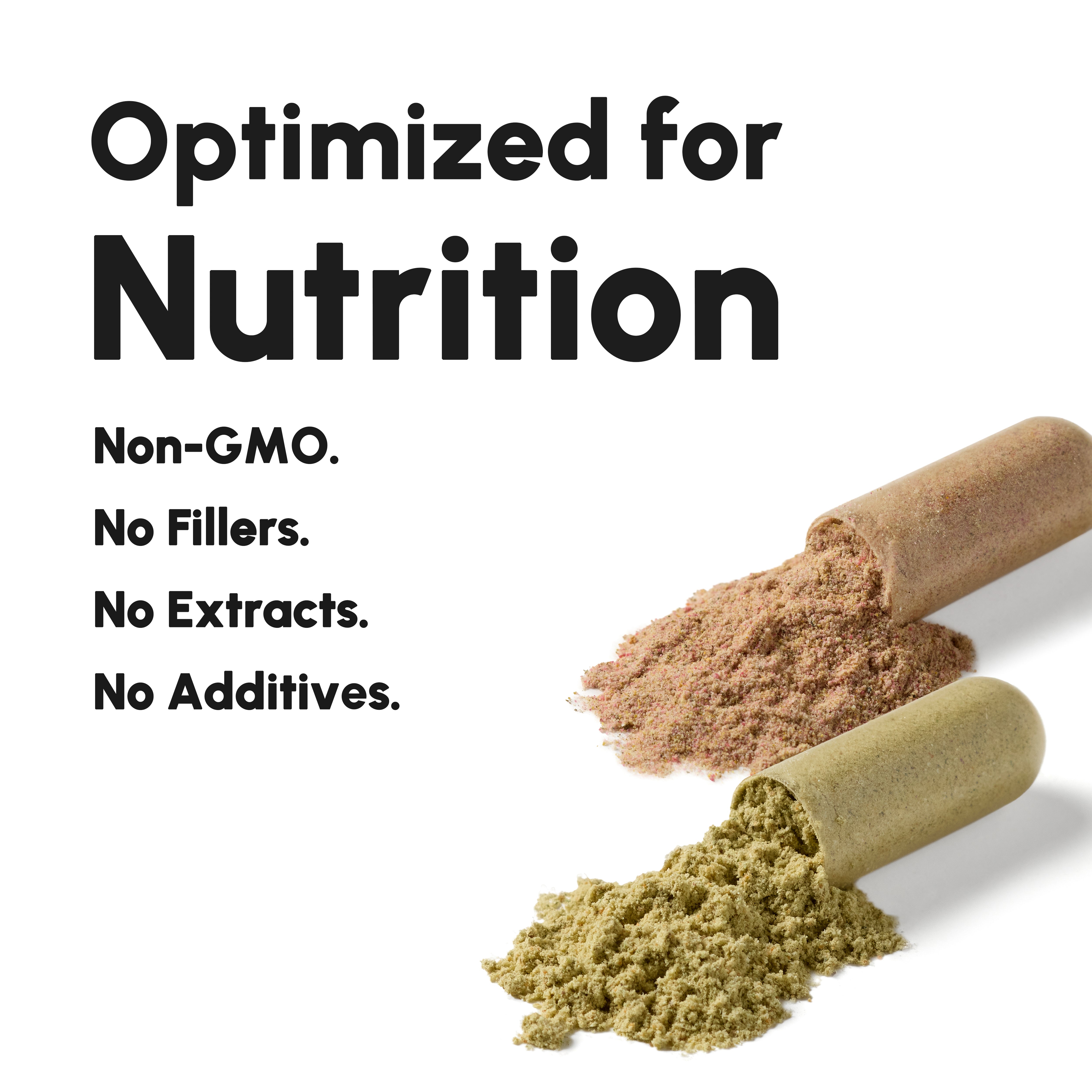 High-quality fruit and vegetable supplement ingredients – Equal Supplements, Balance of Nature competitor, nutrient-rich plant-based capsules
